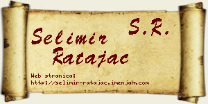 Selimir Ratajac vizit kartica